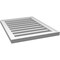 Ekena Millwork Vertical Surface Mount PVC Gable Vent: Functional, w/ 2"W x 1-1/2"P Brickmould Frame, 20"W x 26"H GVPVE20X2602SF - alternate 5